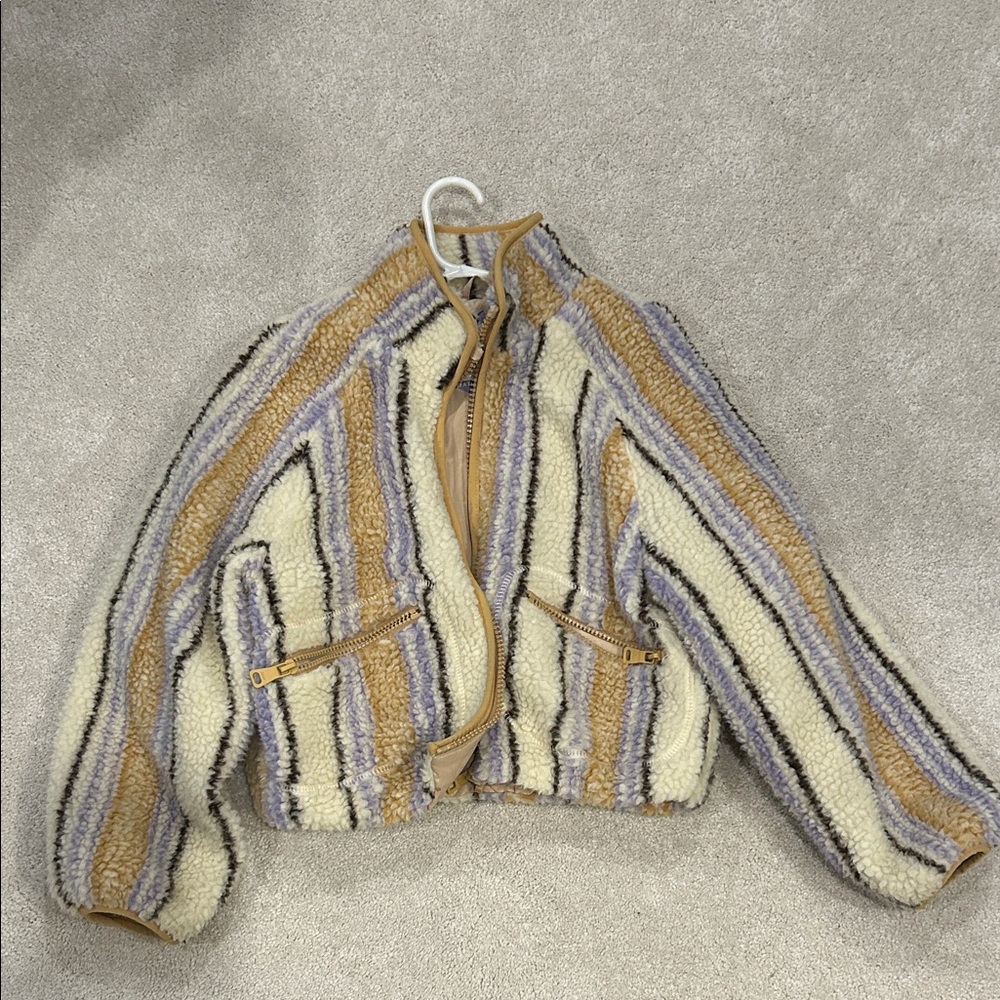 Zara Multicolor Fuzzy Jacket